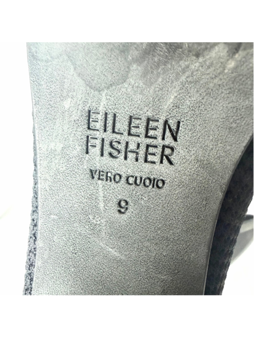 Women's Eileen Fisher Black Knit Sock Ankle Boots Size 9 - Picture 7 of 7